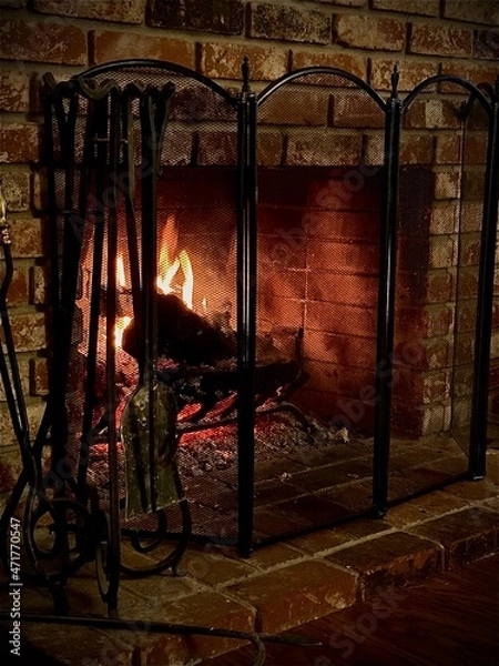 Obraz fireplace