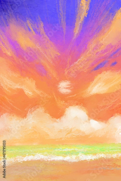 Obraz abstract background illustration