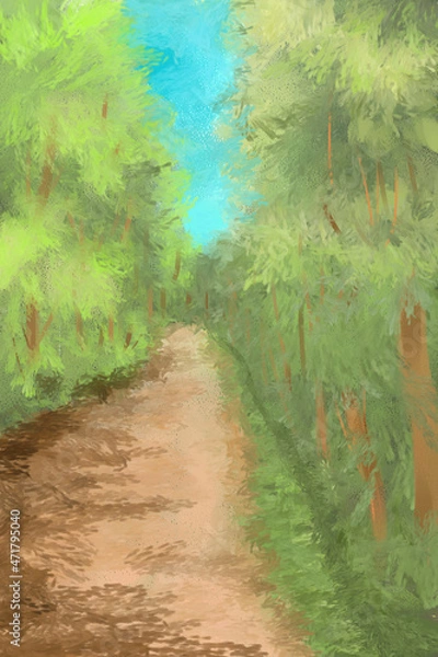 Obraz abstract background illustration