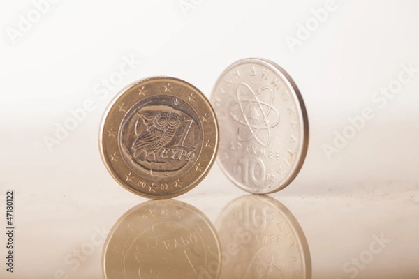 Obraz Drachme vs Euro