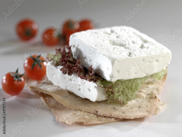 Fototapeta beyaz peynir