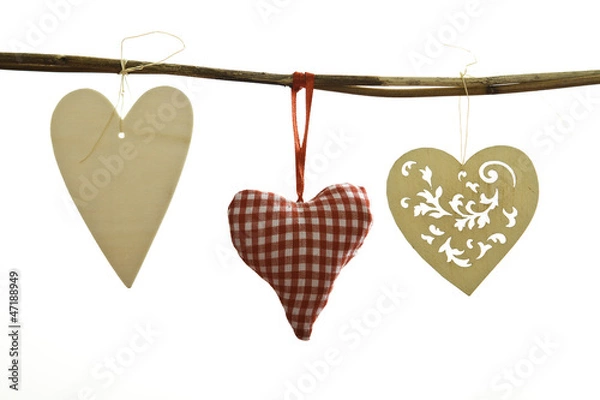 Obraz 3 petits coeurs