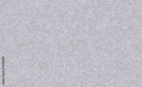 Obraz Tekstura z abstrakcyjnym wzorem w kolorze szarym. Grafika cyfrowa przeznaczona do druku na tkaninie, ozdobnym papierze, tapecie, płytkach ceramicznych. 