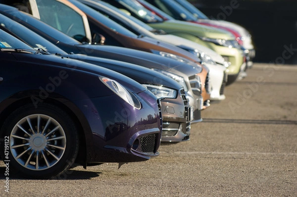 Obraz Grupa samochodu