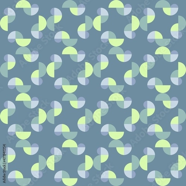 Obraz Rounded abstract seamless pattern - accent for any surfaces.