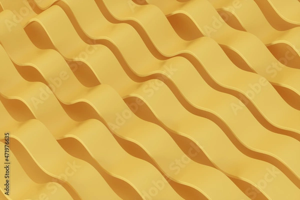 Fototapeta Abstract Wave Background 3D Render