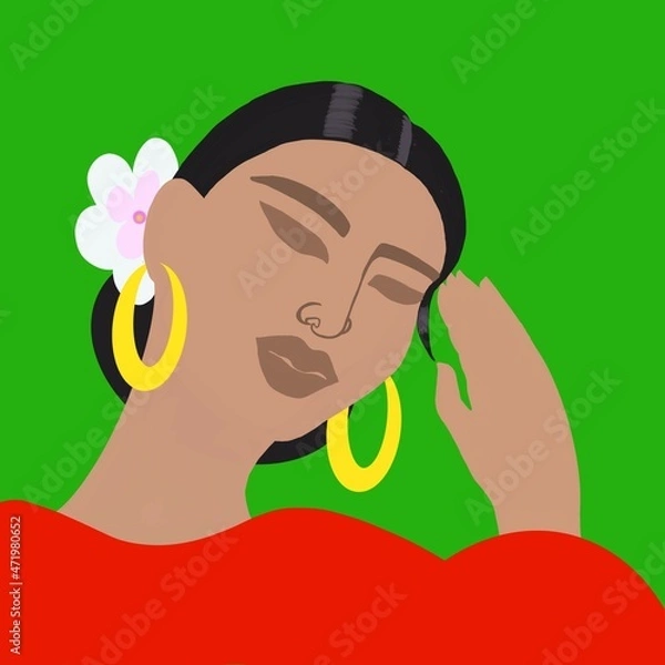 Obraz Mexican woman image