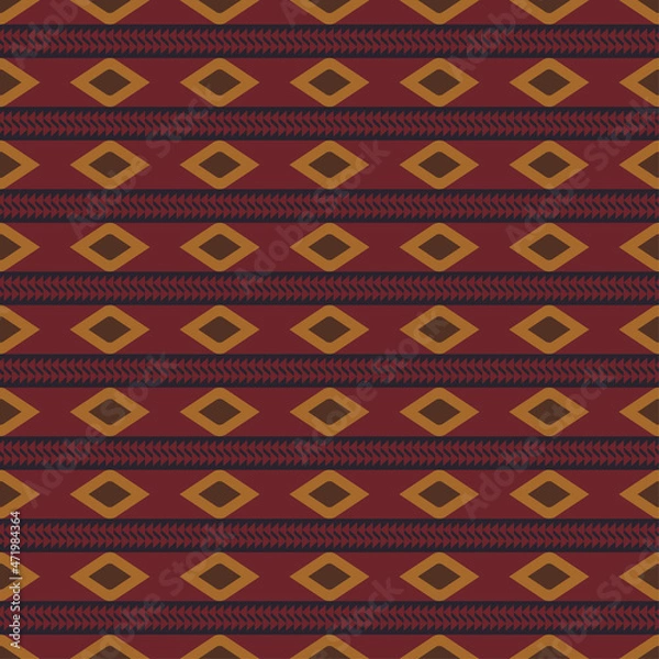 Fototapeta seamless ethnic pattern design abstract