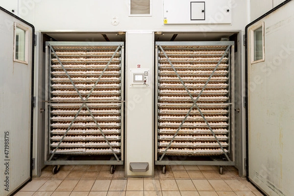 Obraz poultry industrial egg hatching machine