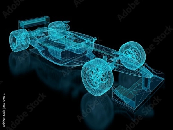 Fototapeta Formula One Mesh