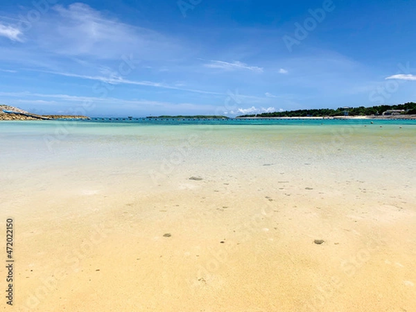 Obraz 空と海と砂