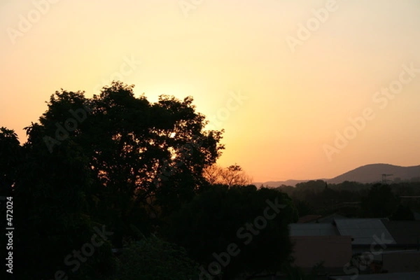 Obraz sunset africa