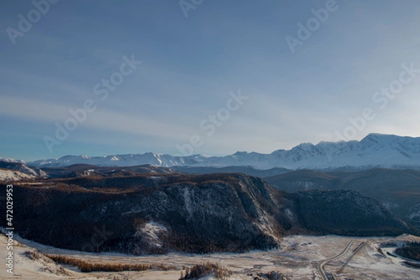 Fototapeta view of the mountains