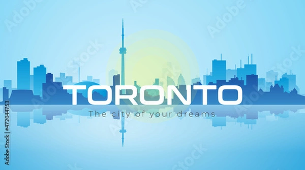 Obraz city skyline Toronto