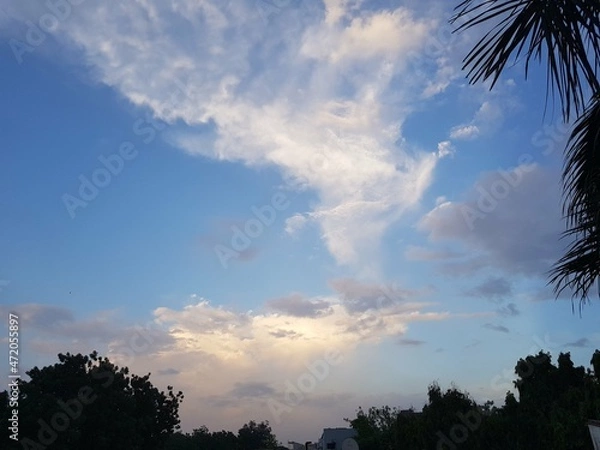 Fototapeta Sunset in the clouds