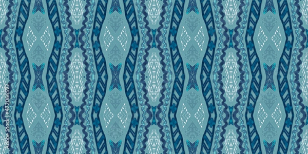 Obraz American pattern. Seamless ethnic background.