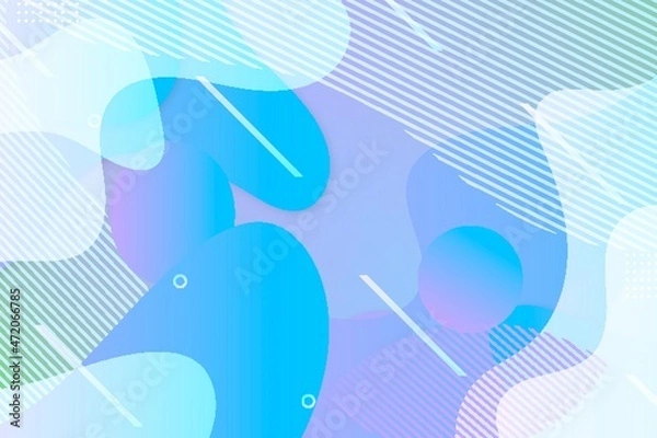 Fototapeta 3D abstract background with outlined paper shapes. Vector design layout for business presentations, flyers, posters and invitations.