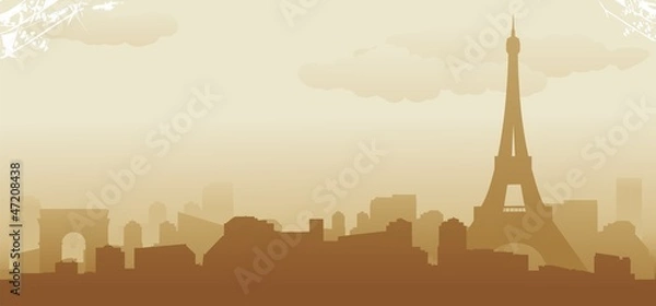 Obraz panoramę Paryża