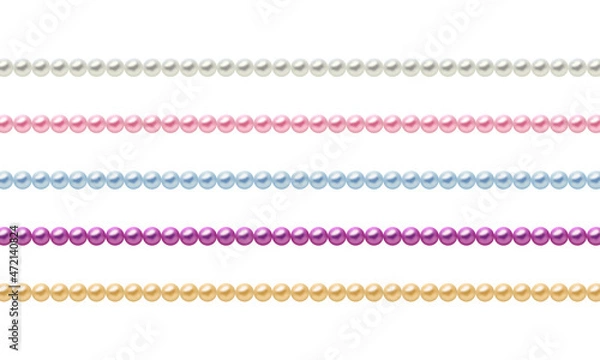 Fototapeta カラーパールライン