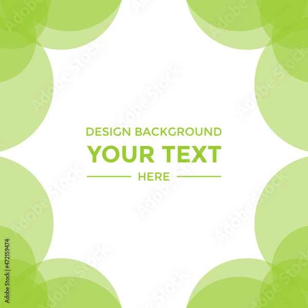 Obraz green background with leaves