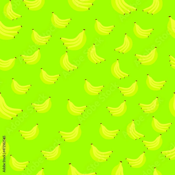 Obraz seamless pattern with yellow bananas