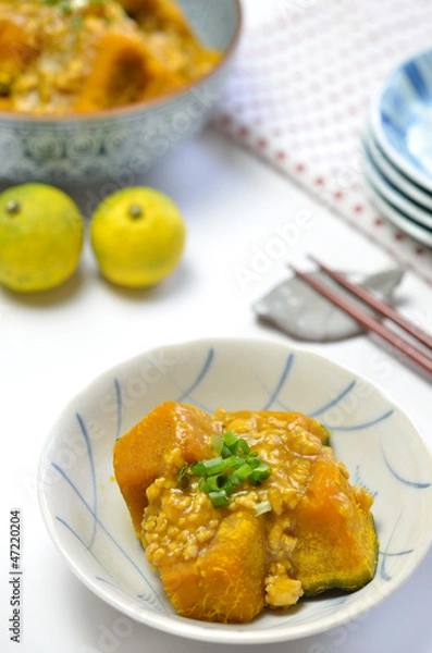 Obraz カボチャのそぼろ煮