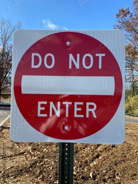 Fototapeta Do Not Enter Sign