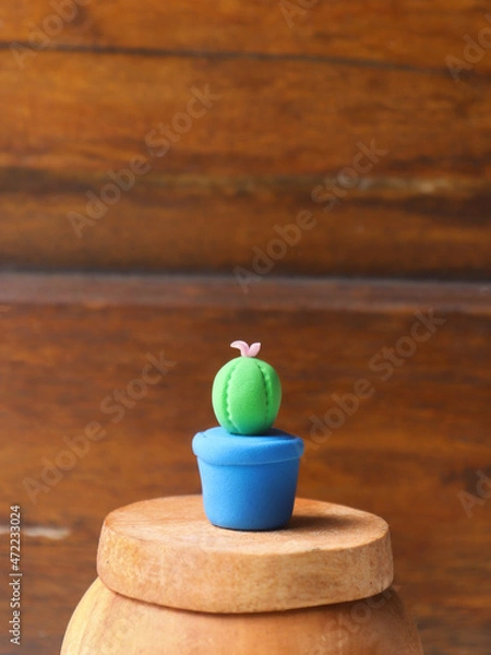 Obraz Cactus made from polymer clay