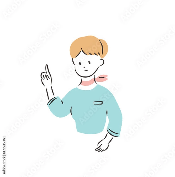 Obraz ビジネスウーマン上半身