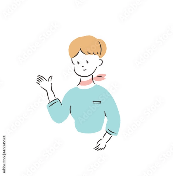 Obraz ビジネスウーマン上半身