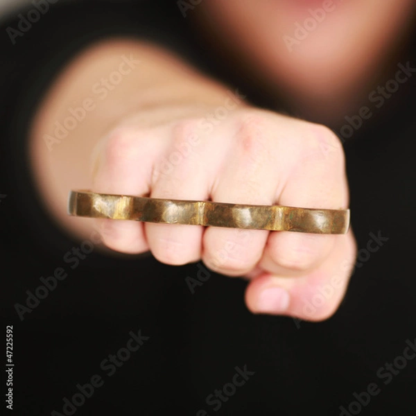Obraz Faust mit Schlagring