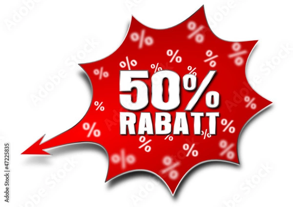 Obraz 50% Rabatt, Vektor