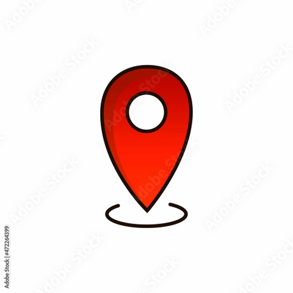 Obraz Vector icons,geolocation, location