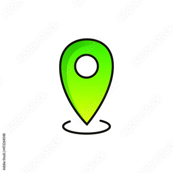 Obraz Vector icons,geolocation, location