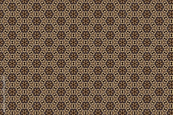 Obraz Beautiful Wall Stencil Pattern 