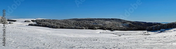 Fototapeta AUBRAC - burons de la Poujade