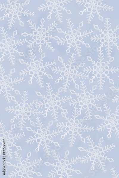 Obraz Snowflakes background