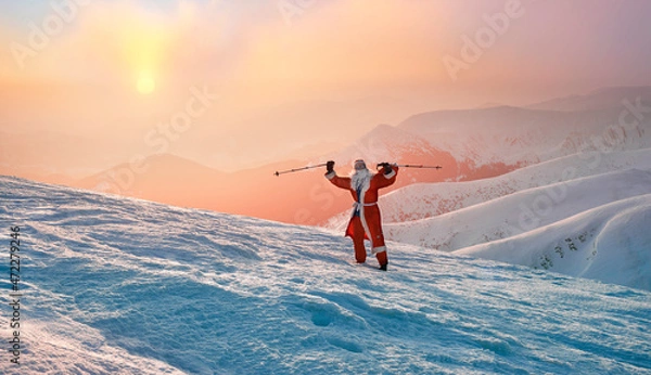 Obraz Santa Claus on the Montenegrin ridge, Hoverla