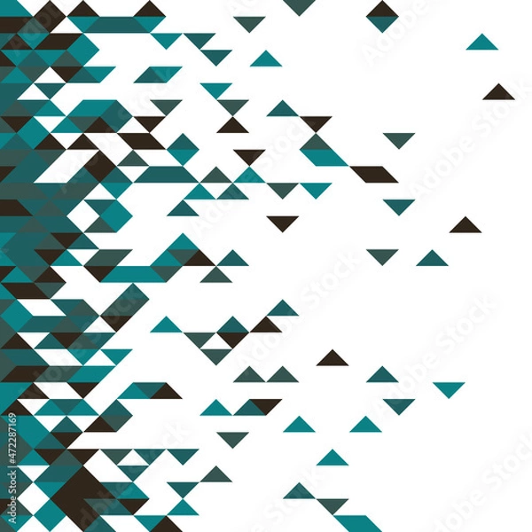 Fototapeta Abstract Geometric Pattern generative computational art illustration