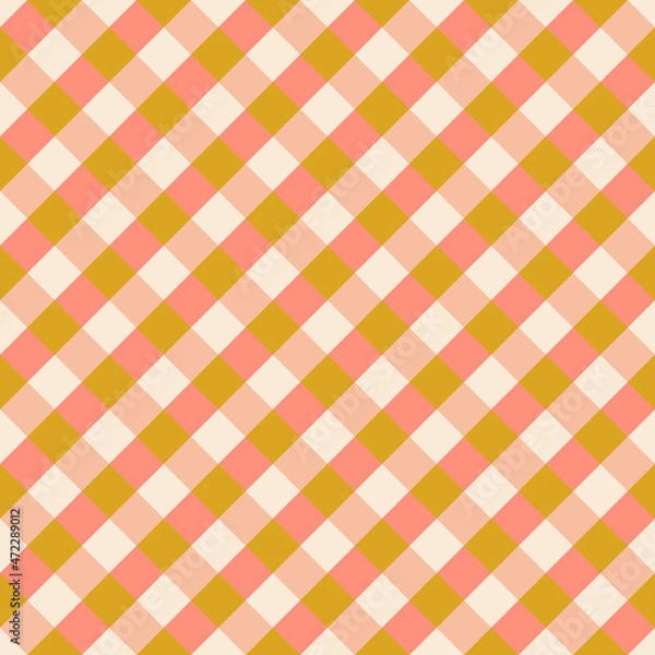 Fototapeta Gingham abstract background. Seamless pattern, eps 8