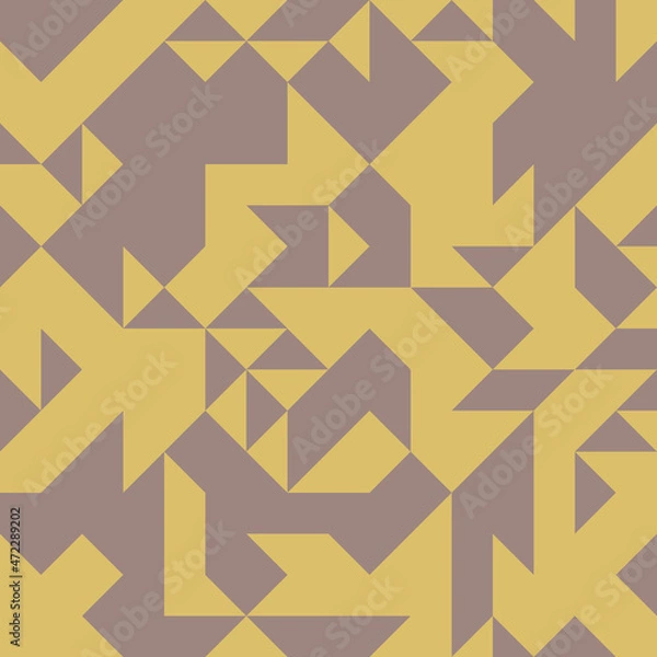 Obraz Abstract Geometric Pattern generative computational art illustration
