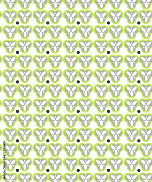 Obraz A pattern of green and gray elements for the splash screen.
