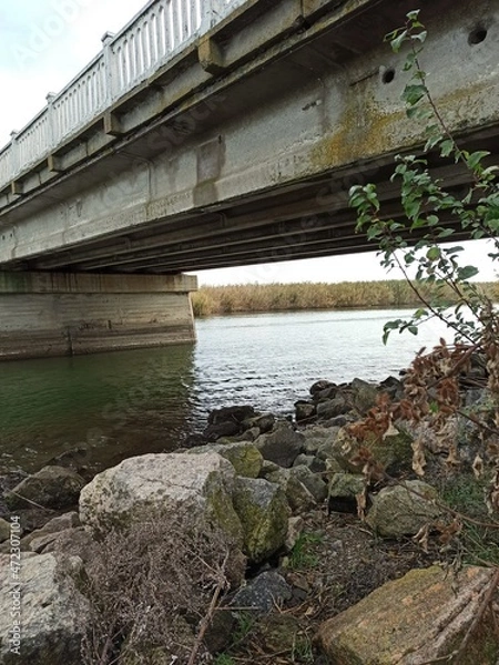 Fototapeta bridge over river