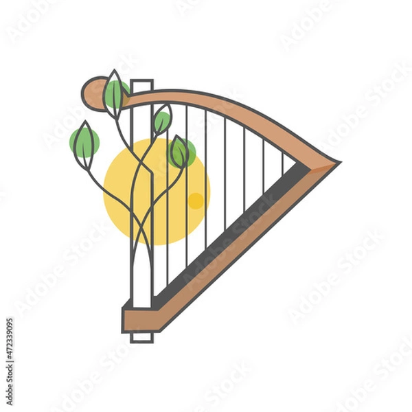 Fototapeta Harmony Nature Logo Design Vector