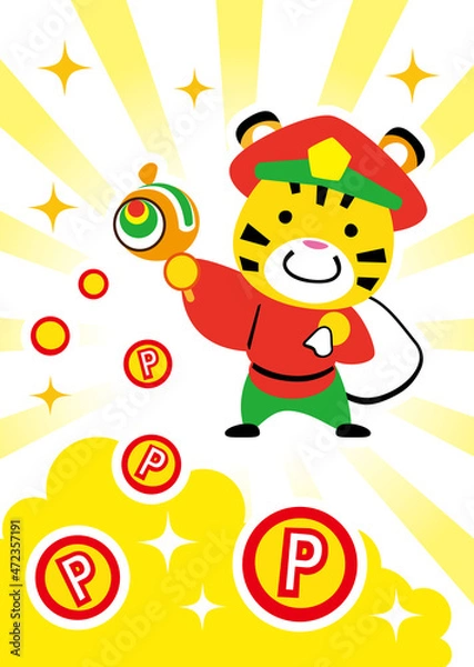 Obraz 寅の大黒様　溢れるポイント