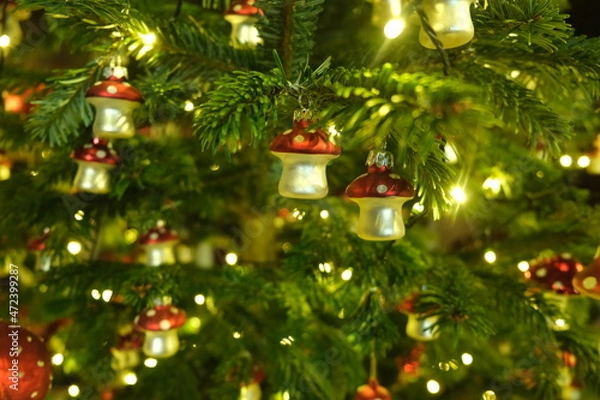 Obraz Christmas Tree Decorations - Close-up