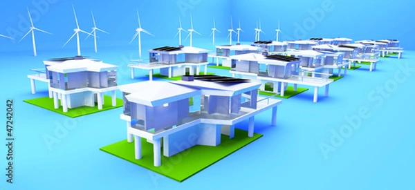 Obraz panel oraz turbiny