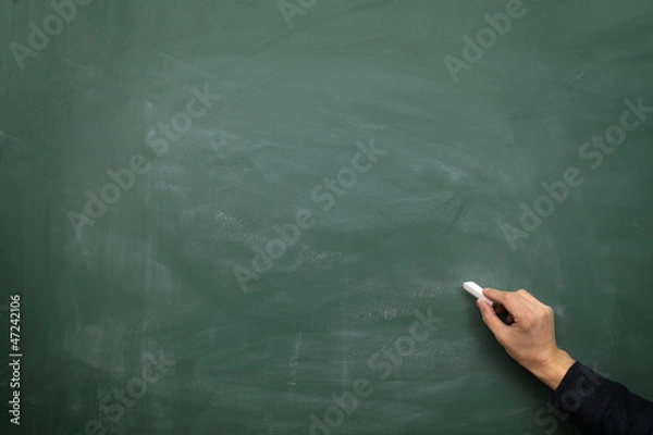 Obraz Tafel mit Hand