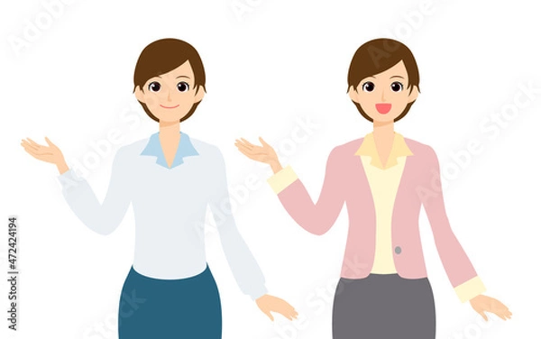 Fototapeta 手を掲げる女性