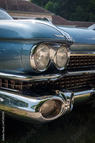 Fototapeta Blauer amerikanischer Oldtimer